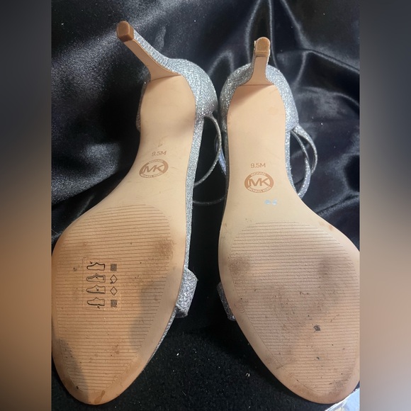 Michael Kors Silver Strappy Sandals - Picture 4 of 4